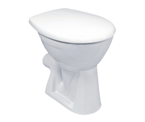 Tiefspül-WC derby basic plus, bodenstehend, 60 mm erhöht